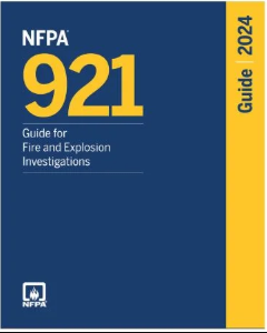 NFPA 921, Guide for Fire and Explosion Investigations 2024 Perfect Paperback