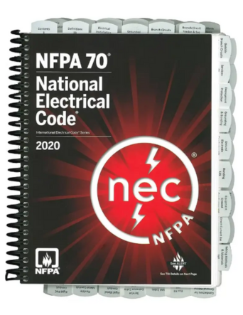 NFPA 70 National Electrical Code 2020 Edition Spiral with EZ Tabs