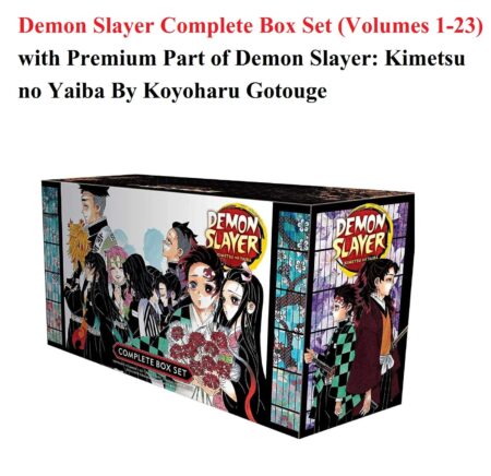 Demon Slayer: Kimetsu no Yaiba Complete Box Set: Includes volumes 1-23 with premium