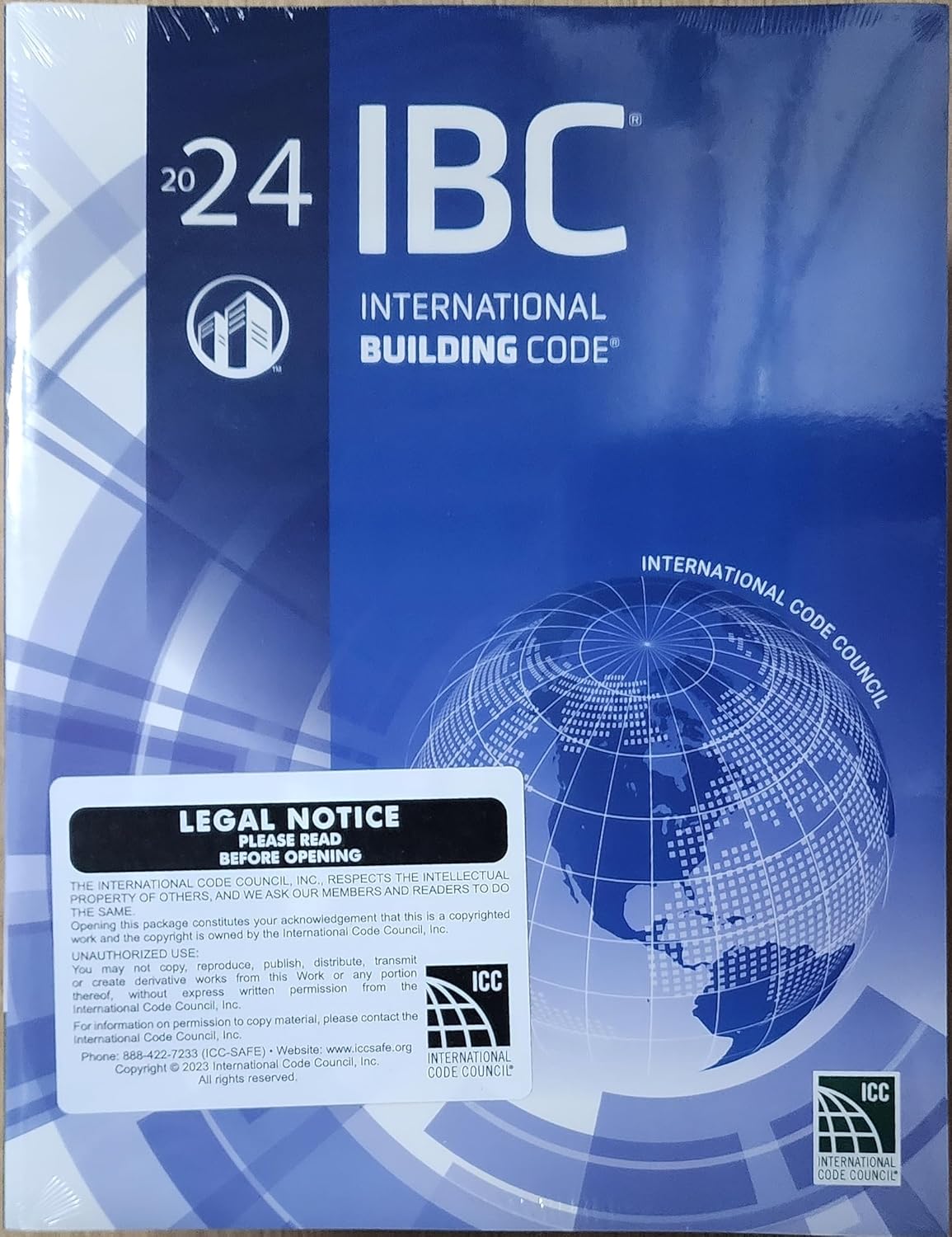 2024 IBC Code Book International Building Code